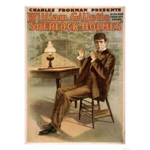  Sherlock Holmes Theatrical Play Poster No.1 Giclee Poster 