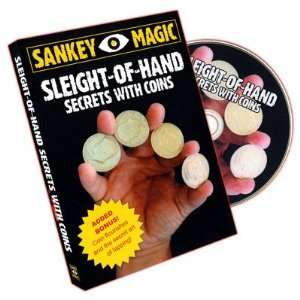  Magic DVD Sleight Of Hand With Coins by Jay Sankey Toys & Games