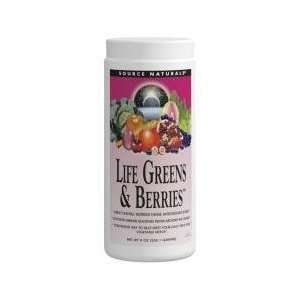  Source Naturals Life Greens and Berries 9oz powder Health 