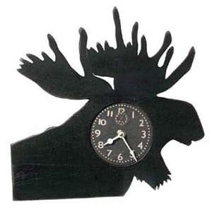  Moose Wood Wall Clock