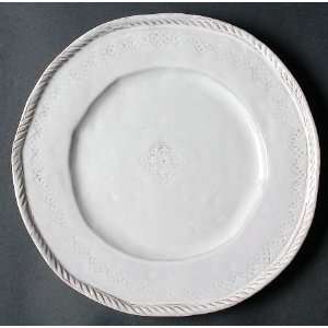 Vietri (Italy) Bellezza White Dinner Plate, Fine China Dinnerware
