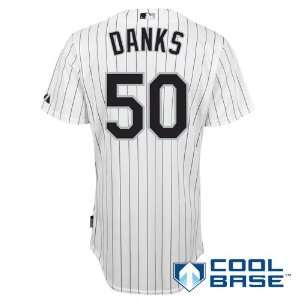   White Sox Authentic John Danks Home Cool Base Jersey Sports