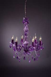 Hängeleuchte Kronleuchter Gypsy Starlight Lila Purple 6  