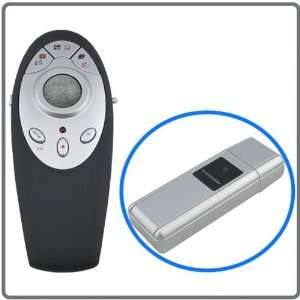 New 7 Button Trackball Wireless Mouse Presenter Pointer Laser Remote 