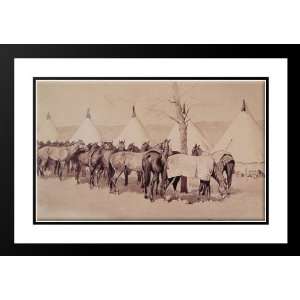  A Troop Picket Line of the Sixth United States Cavalry 
