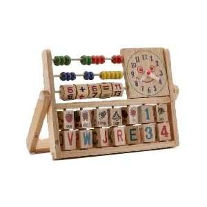    Kids Corner Math Teacher Wooden Activity Center Toys & Games