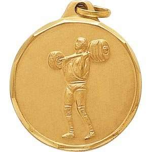  1 1/4 Inch Bronze Wrestling Medal